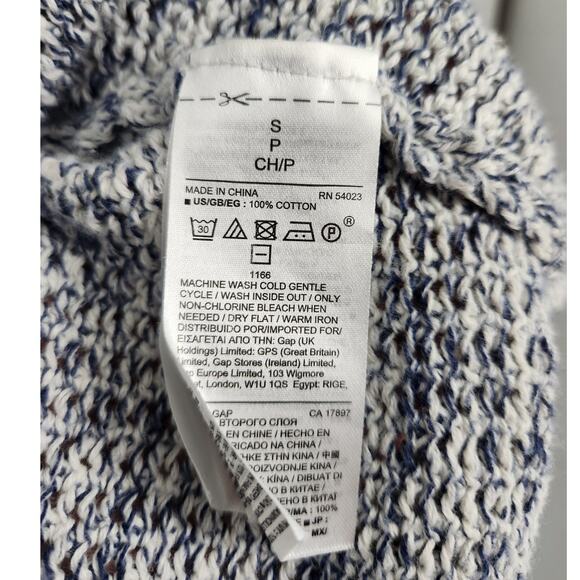 Gap 3/4 Sleeve Gray Knit Open Front Cardigan Sweater Womens Size Small S - Picture 4 of 4